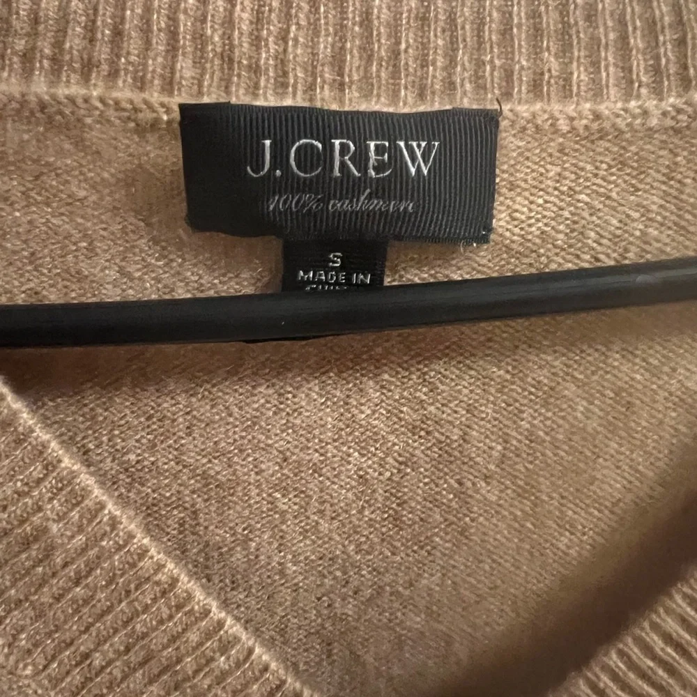 J.Crew V-neck Boyfriend Cashmere Sweater oversized small